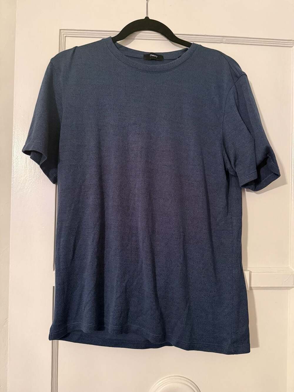 Theory Men's Essential Flex Linen Short-Sleeve Tee -